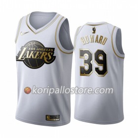 Los Angeles Lakers Dwight Howard 39 Nike 2019-2020 Valkoinen Golden Edition Miesten Pelipaidat Swingman 